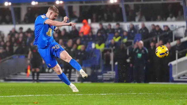Alex Cochrane fires in Birmingham's third against Millwall