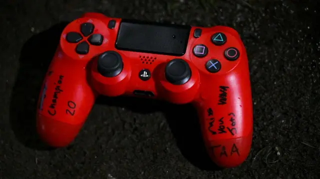 Trent Alexander Arnold's signed PS5 remote for former team-mate Diogo Jota