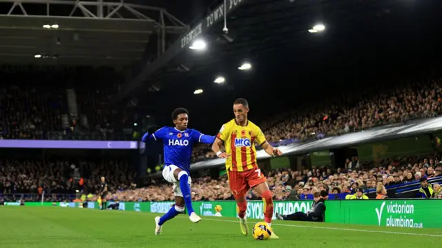 Jaden Philogene closes down Watford's Thomas Ince