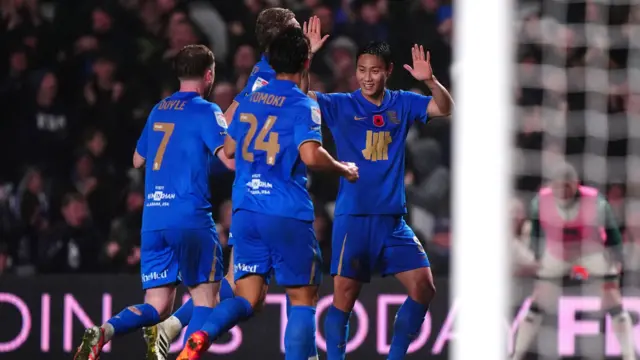 Birmingham players celebrate