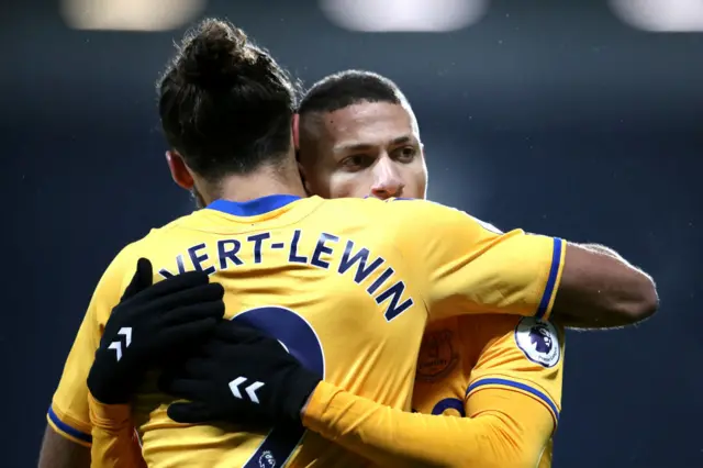 Richarlison and Dominic Calvert-Lewin