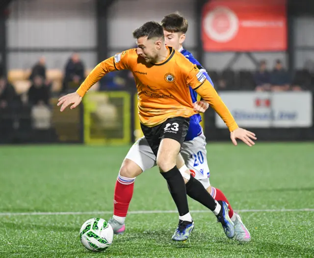 Action from the Blanchflower