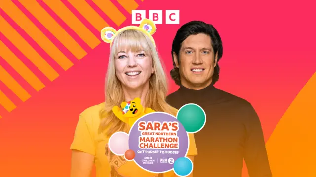 Sara Cox and Vernon Kay