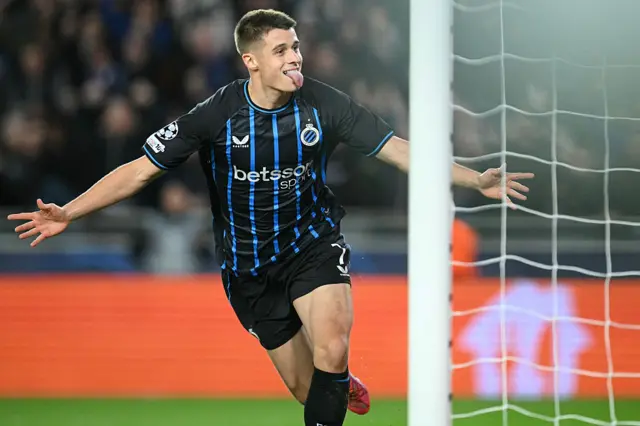 Nicolò Tresoldi  scoring goal