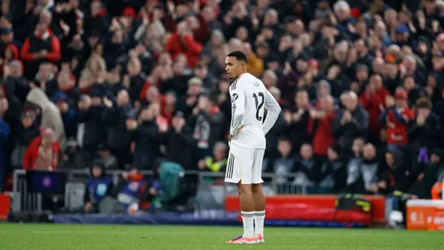 Real Madrid's Trent Alexander-Arnold