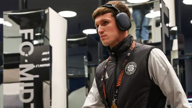 Celtic's Johnny Kenny during the UEFA Europa League match between FC Midtjylland and Celtic at the MCH Arena, on November 06, 2025, in Herning, Denmark