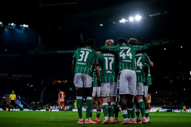 Werder Bremen have eight points from their last four Bundesliga matches.