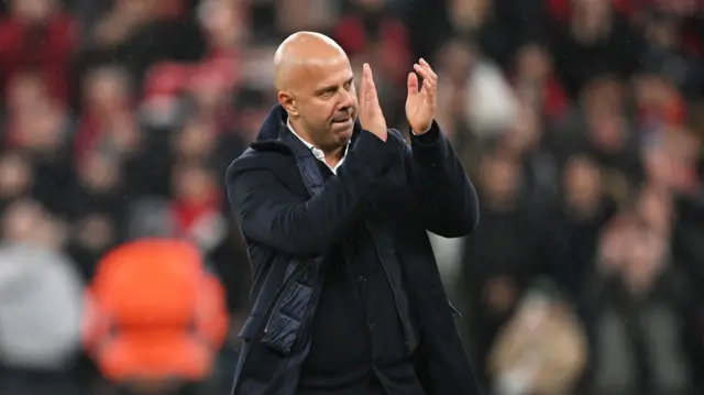 Liverpool head coach Arne Slot