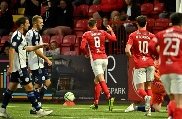 Mark Randall celebrates