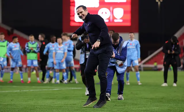 Frank Lampard celebrates