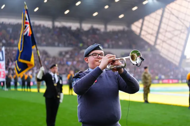 The last post is played at Headingley