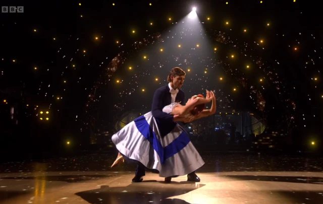 George and Alexis on Strictly.