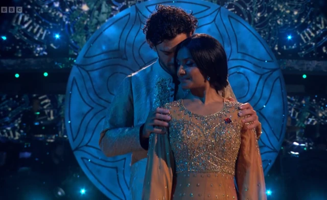 Balvinder and Julian on Strictly Come Dancing.