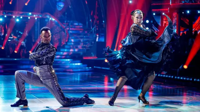 Alex and Johannes on Strictly Come Dancing.