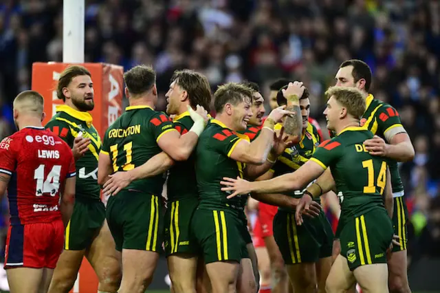 Harry Grant celebrates