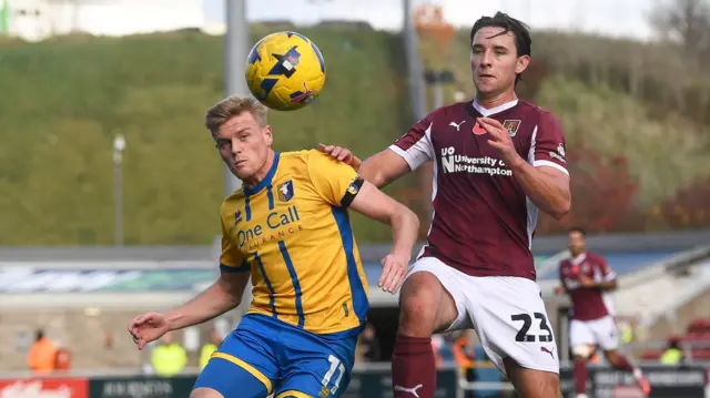 Northampton v Mansfield match action