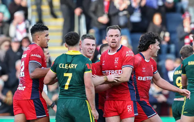 England's George Williams celebrates scoring
