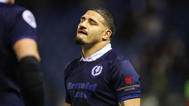 Sione Tuipulotu looks dejected