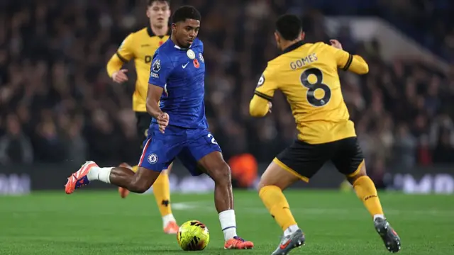 Wesley Fofana playing for Chelsea