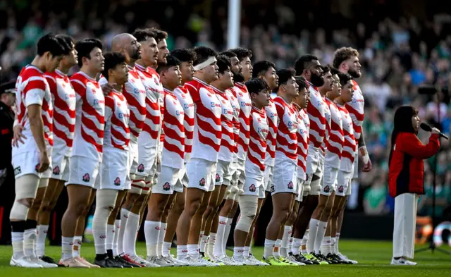 Japan at anthems