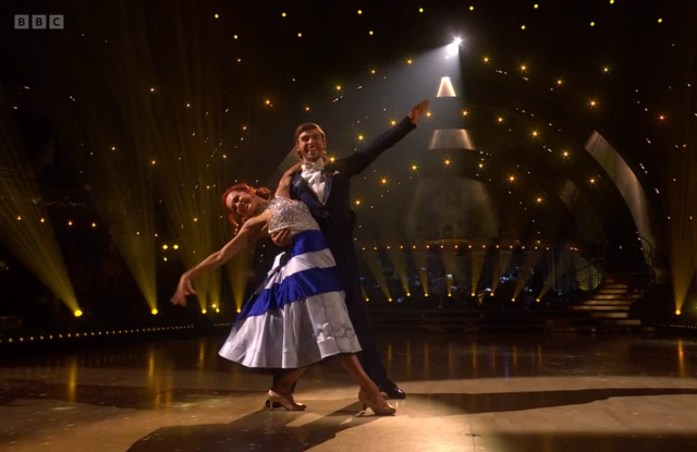 George and Alexis on Strictly.