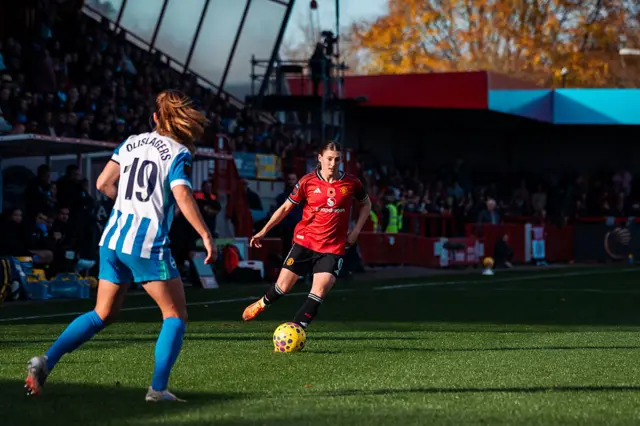 Blundell playing against Brighton last week