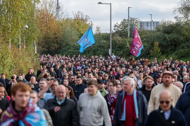 West Ham fan protest