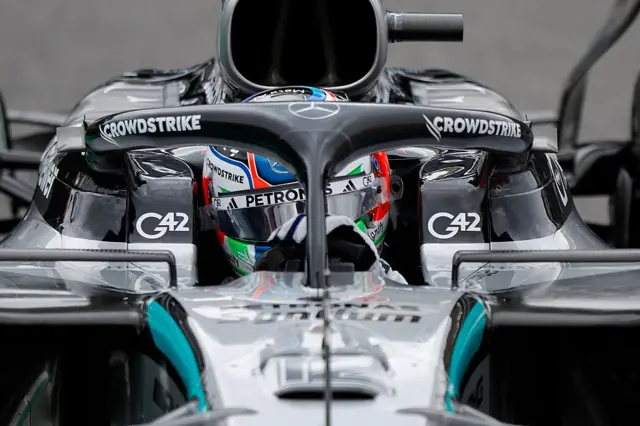 Kimi Antonelli in Sao Paulo