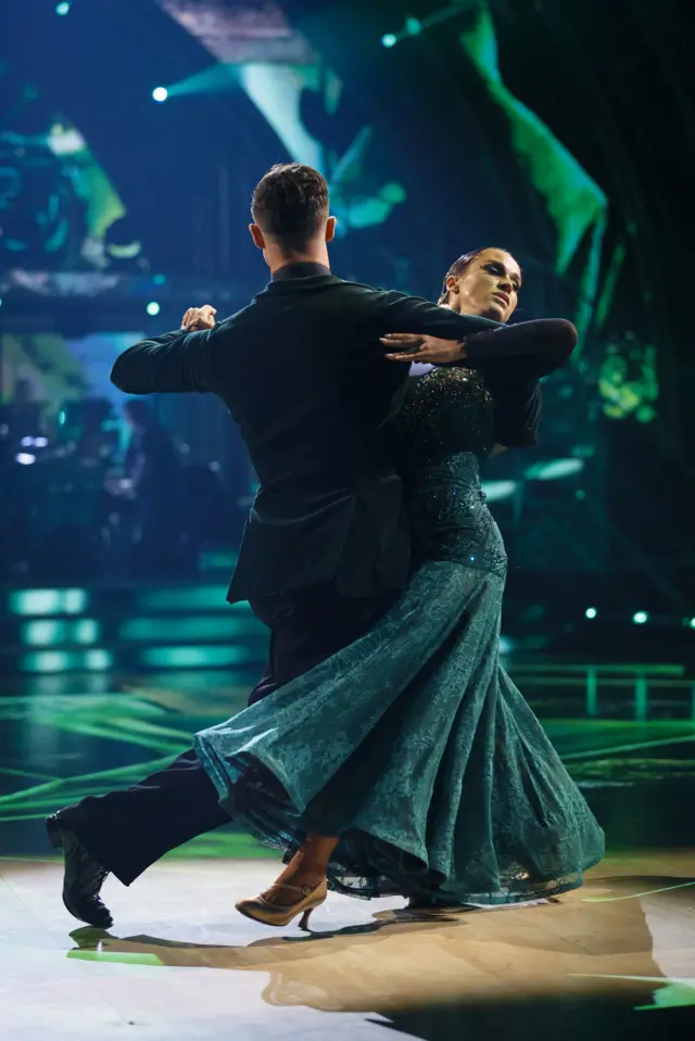 Vicky and Kai on Strictly Come Dancing.