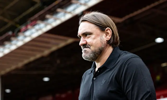Daniel Farke at the City Ground