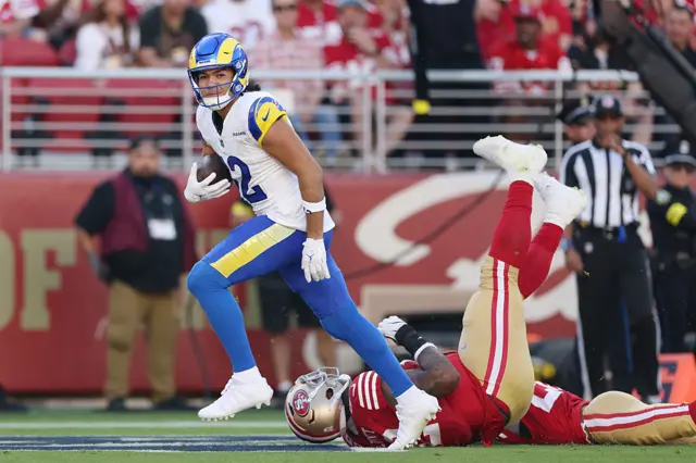 Puka Nacua scores for Los Angeles Rams