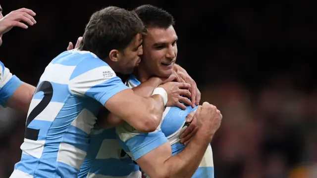 Argentina players celebrate