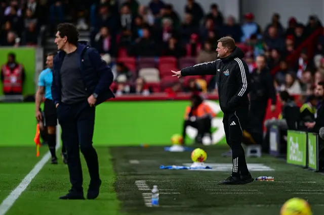 Eddie Howe at the City Ground