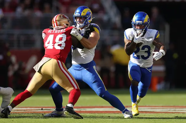 Kyren Williams in action for the LA Rams