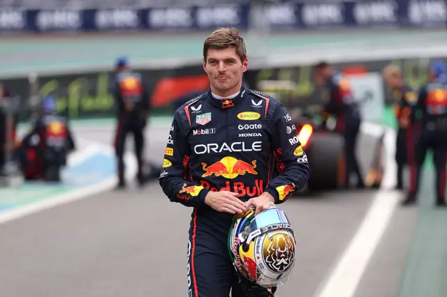 Max Verstappen at the Sao Paulo Grand Prix