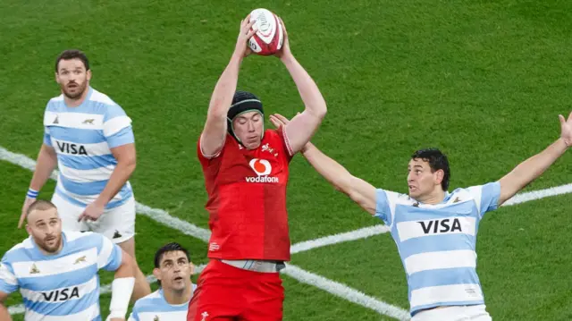 Adam Beard against Argentina