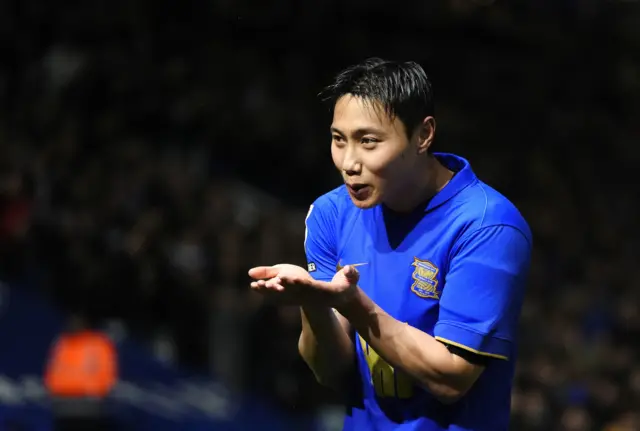 Birmingham City's Paik Seung-Ho celebrates