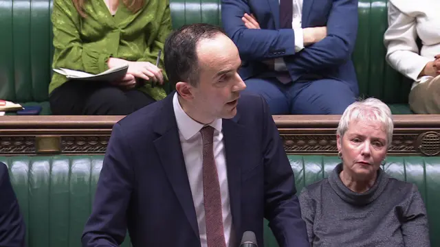 James Murray speaks in the Commons