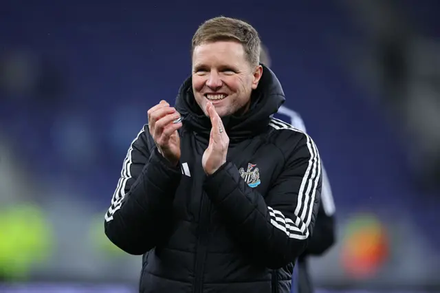 Newcastle manager Eddie Howe