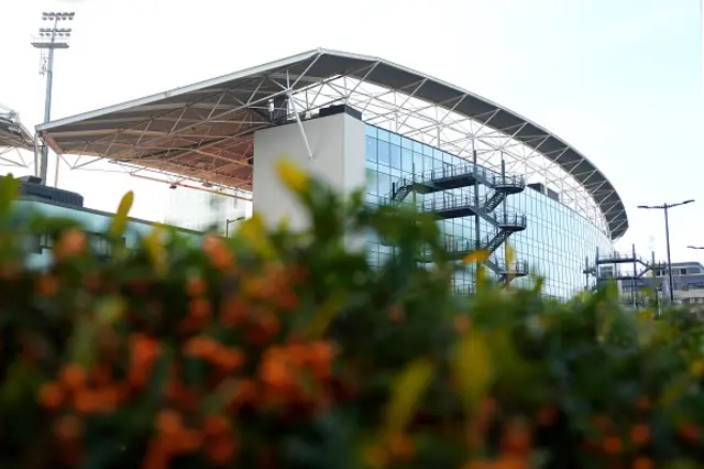 General view outside the stadium