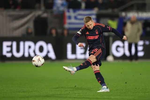 Oleksandr Zinchenko shoots