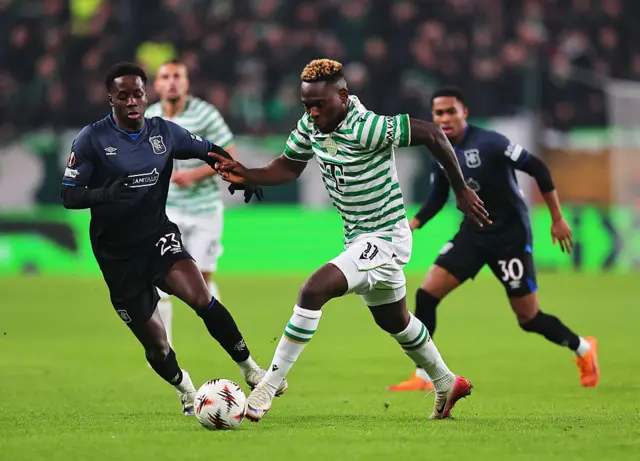 Yusuf on the ball for Ferenvaros