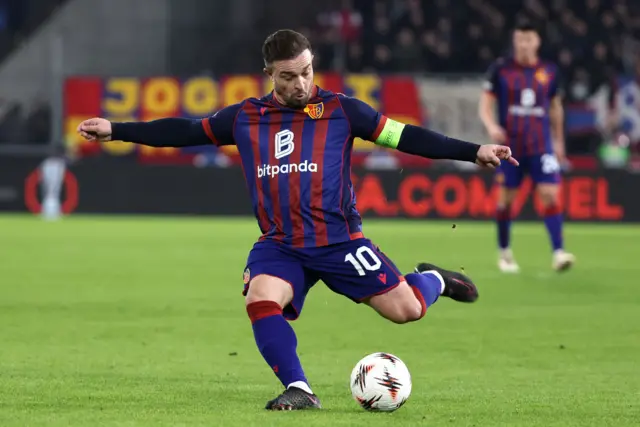 Basel's Xherdan Shaqiri in action