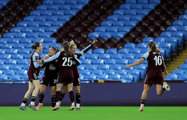 Rachel Daly of Aston Villa celebrates