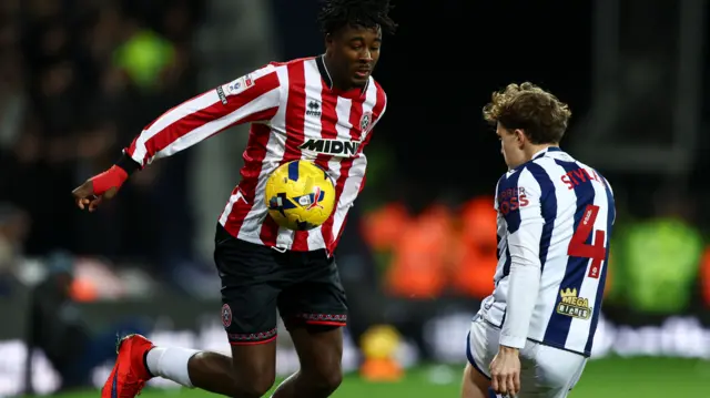 West Brom v Sheff Utd match action