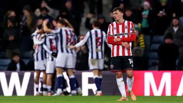 West Brom celebrate goal