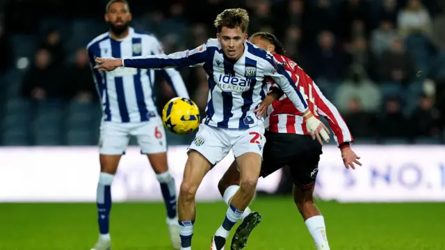 West Brom v Sheff Utd match action