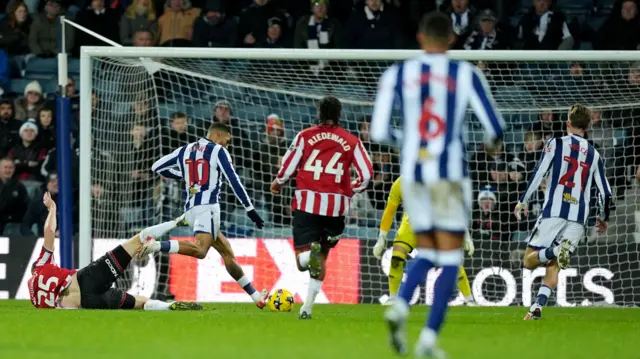 Karlan Grant scores for West Brom