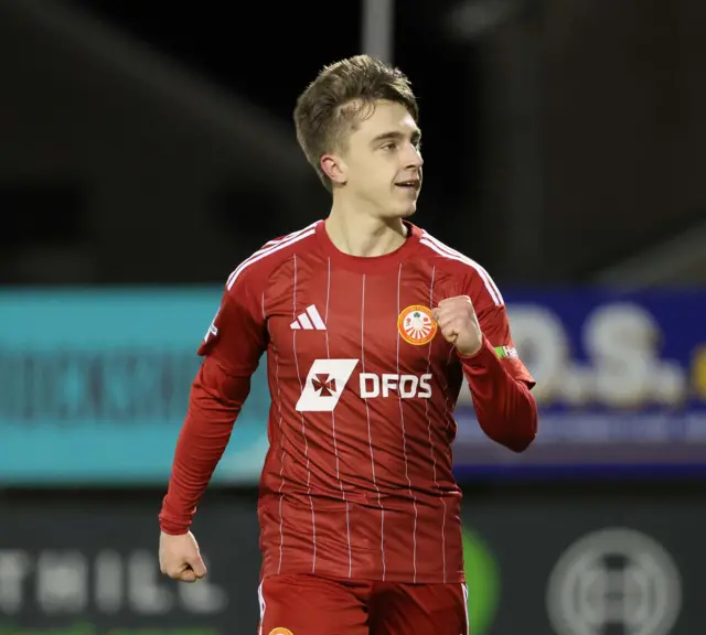 James Teelan celebrates