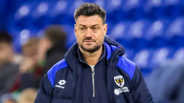 AFC Wimbledon manager Johnnie Jackson